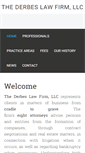 Mobile Screenshot of derbeslaw.com