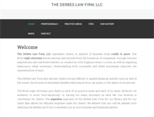 Tablet Screenshot of derbeslaw.com